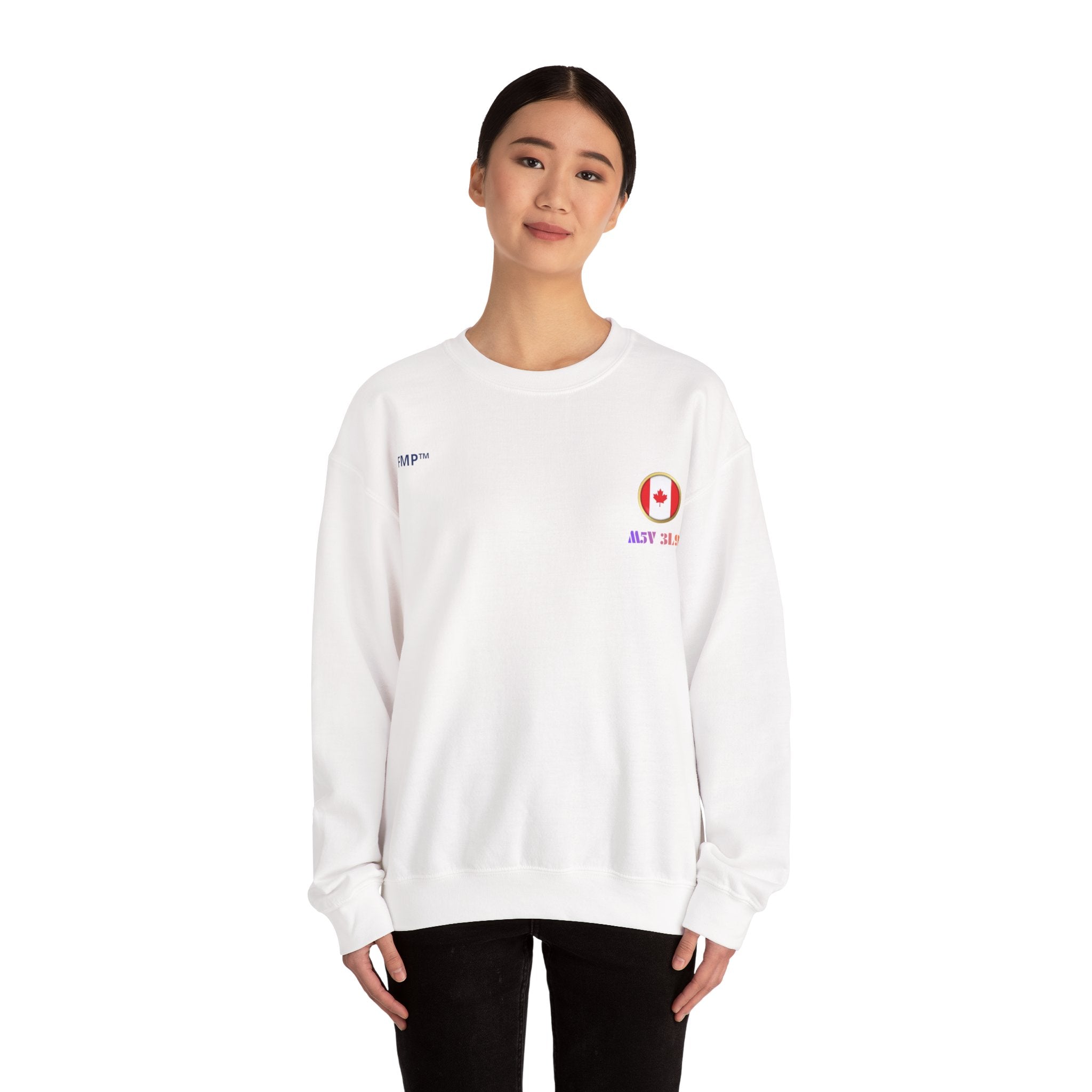Naturally Canada. Toronto Tower Landscape Crewneck Sweatshirt | Canada Travel Poster