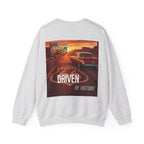 Driven by History, American Dream 100th year Crewneck Sweatshirt | USA Travel Poster