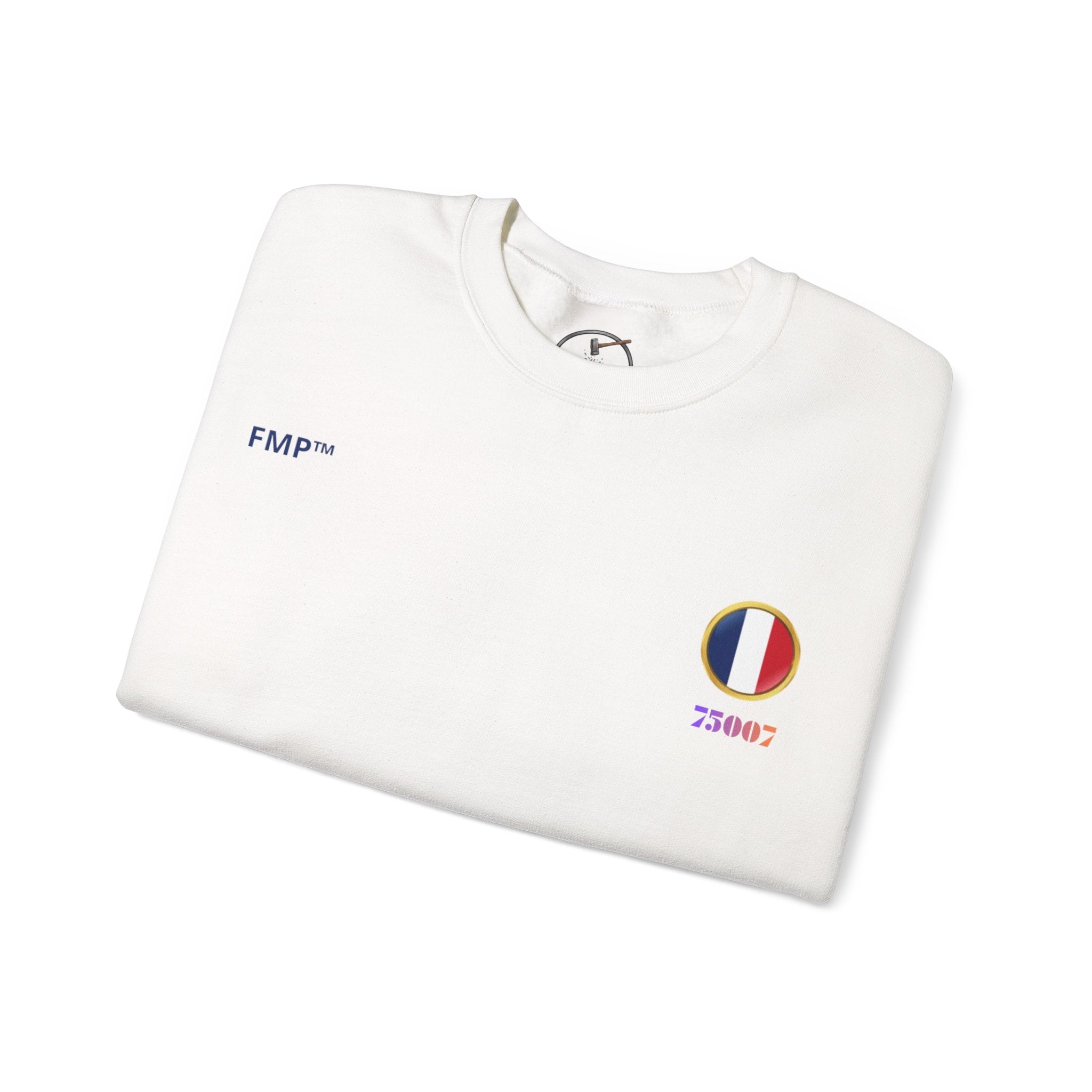 France Eiffel Tower Sunset Crewneck Sweatshirt | Paris Travel Poster